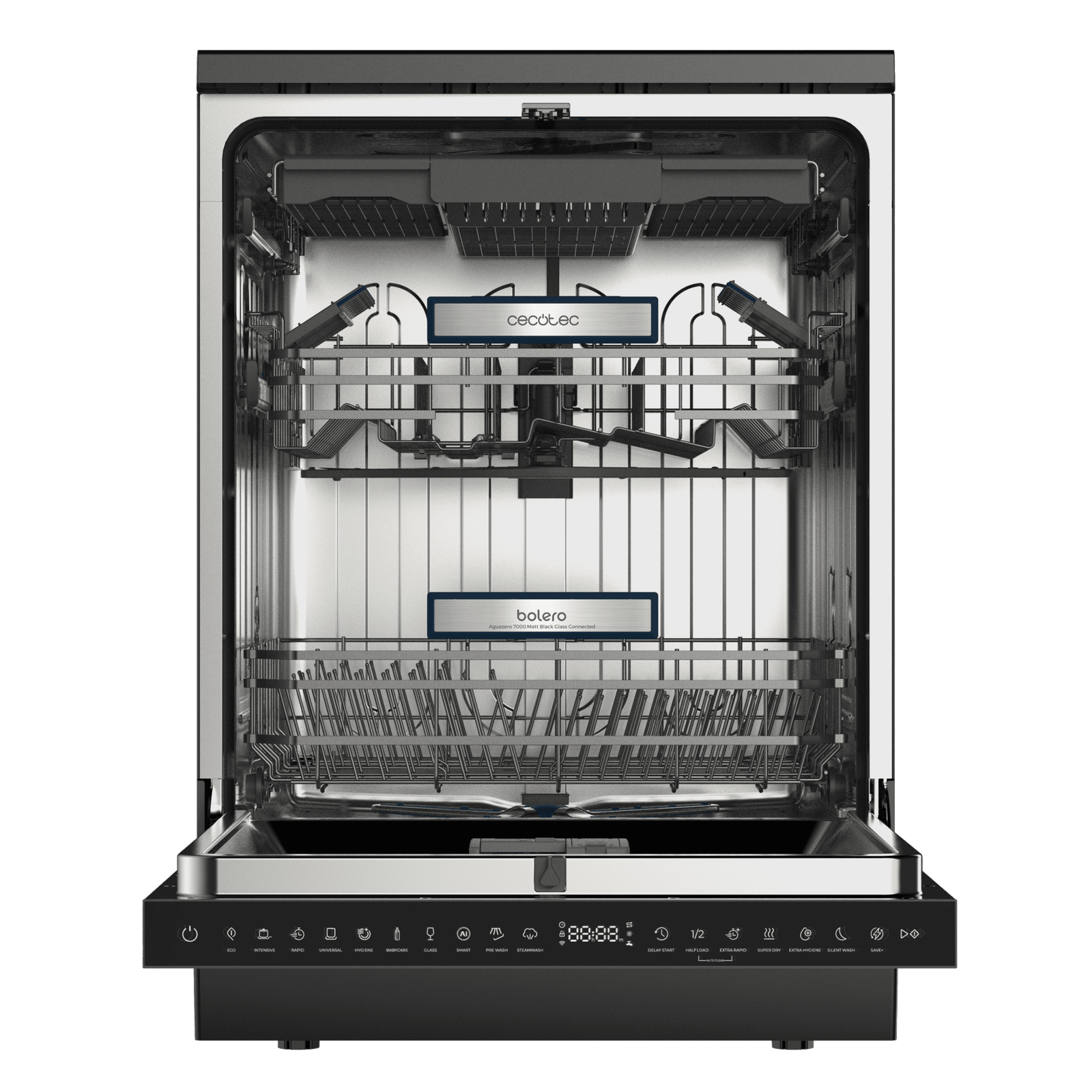 Lavavajillas Bolero Aguazero 7000 Black Glass 59,8x60x84,5 cm, CECOTEC - Imagen 3