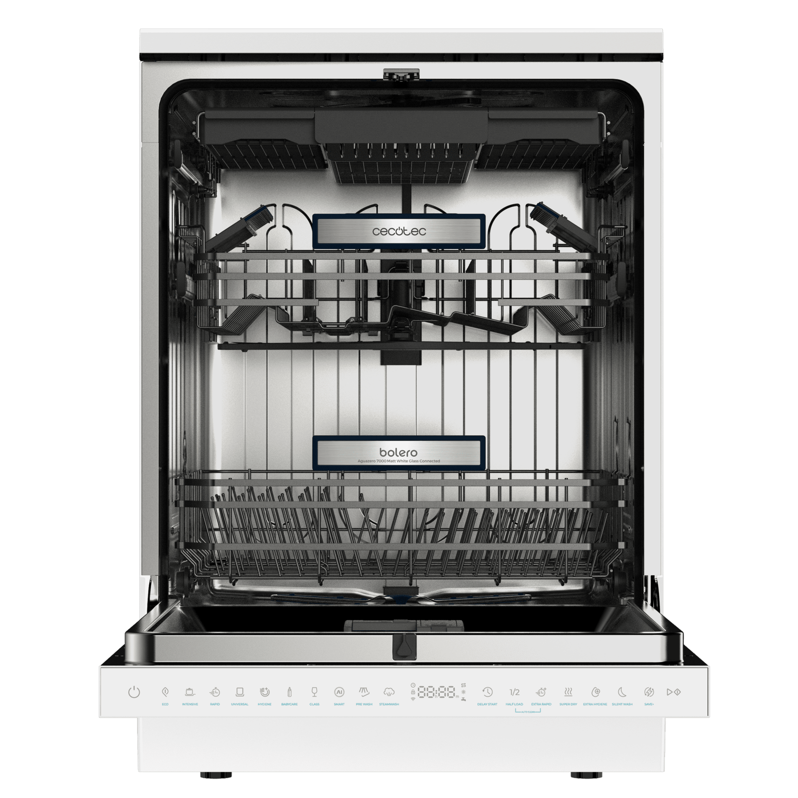 Lavavajillas Bolero Aguazero 7000 White Glass 59,8x60x84,5 cm, CECOTEC - Imagen 3