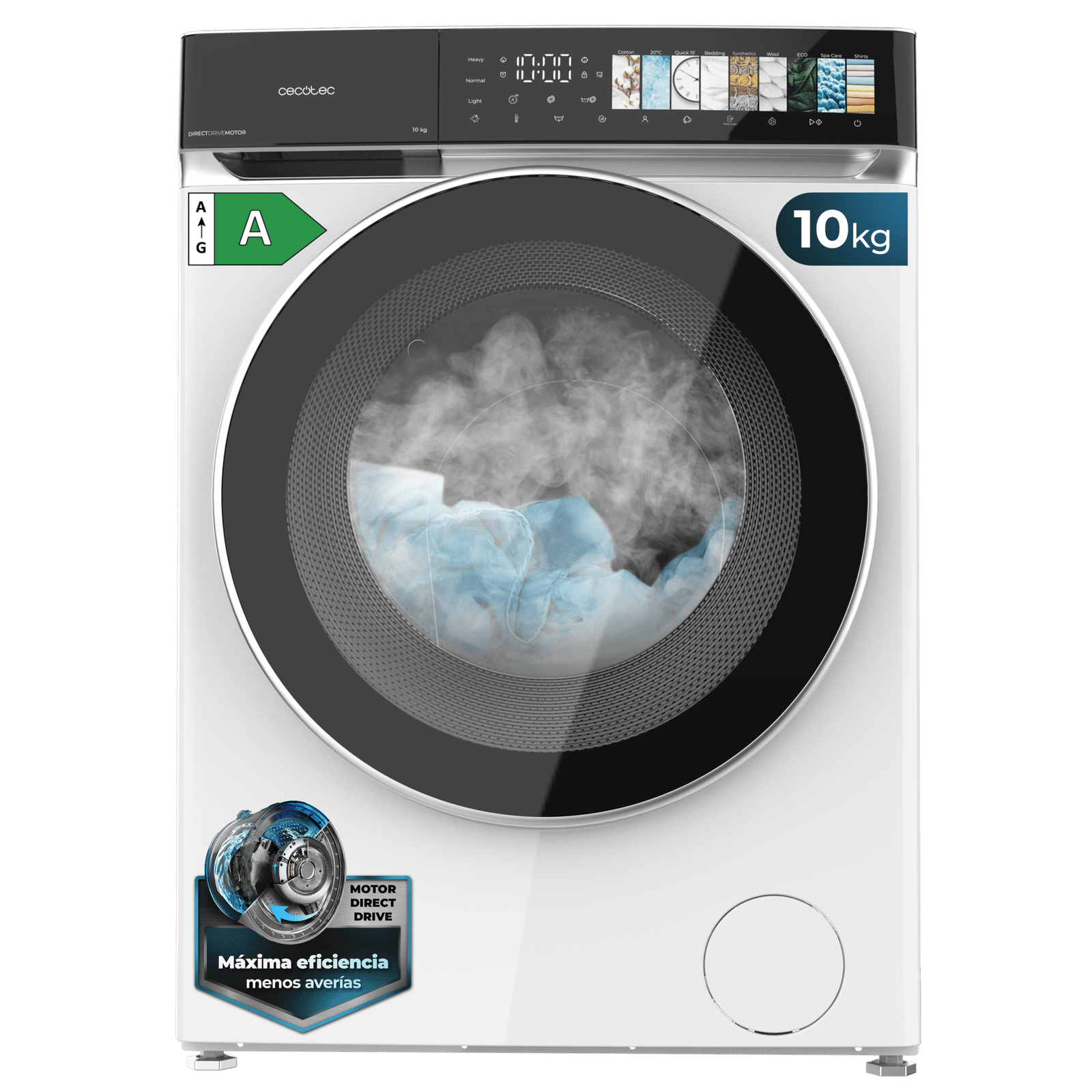Lavadora Bolero DressCode 10970 Direct Drive 59,5x60x85 mm, CECOTEC