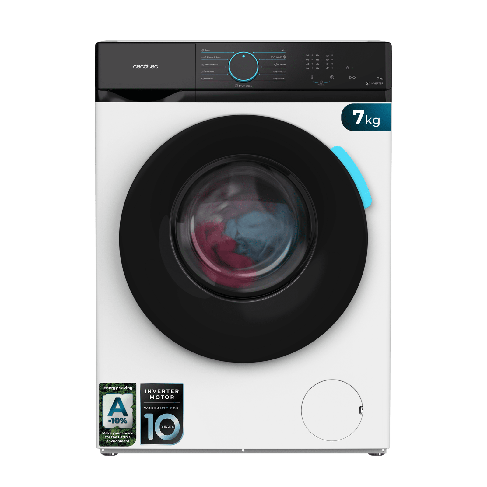 Lavadora Bolero DressCode 7110 Inverter, CECOTEC