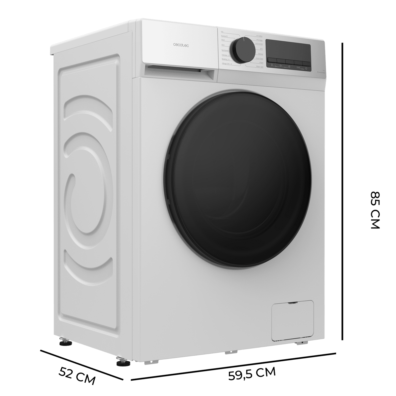 Lavadora Bolero DressCode 8450 Inverter 60x50x85 cm, CECOTEC - Imagen 2