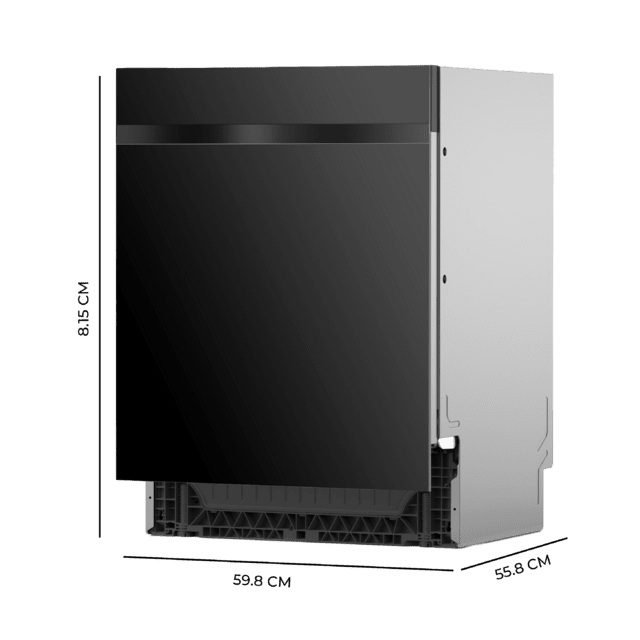 Lavavajillas Bolero Aguazero 6620 Full-BI Matt Black Glass, CECOTEC - Imagen 2